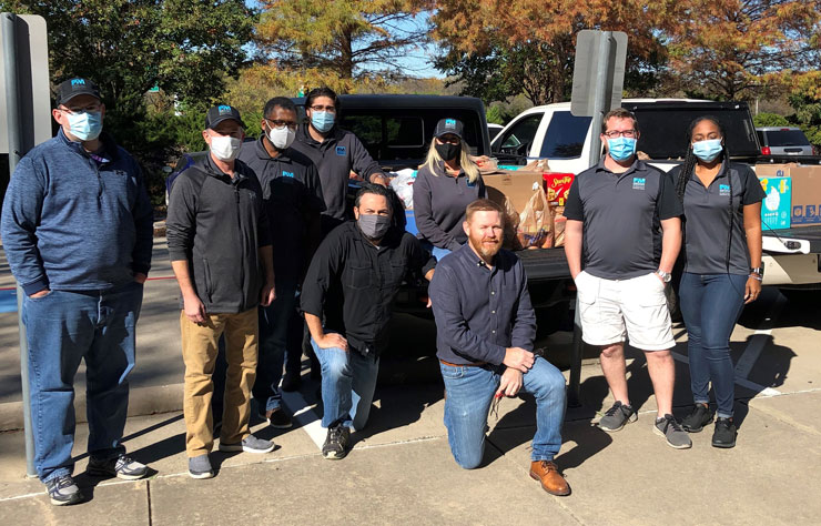 PMDG's Texas Office Organizes Donations to ACO Food Pantry