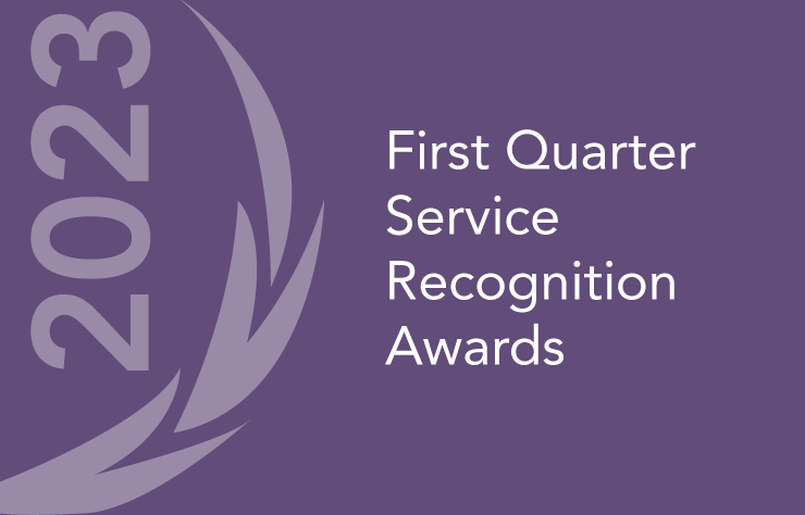Service Recognition Awards Q1 2023